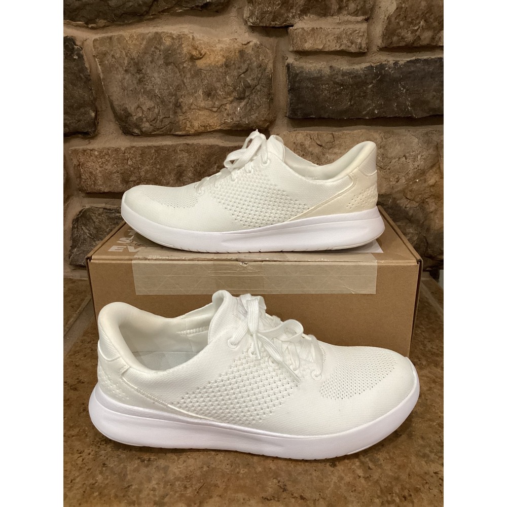 Kizik Lima White Hands-Free Sneakers Size Mens 9 Womens 10.5 DLIMWT010901D New